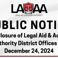 Public Notice - Early Closure of LAAA's District Offices (December 24th)